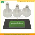 3pcs blanco caucho profesional Golf Tees práctica / rango de conducción Tee